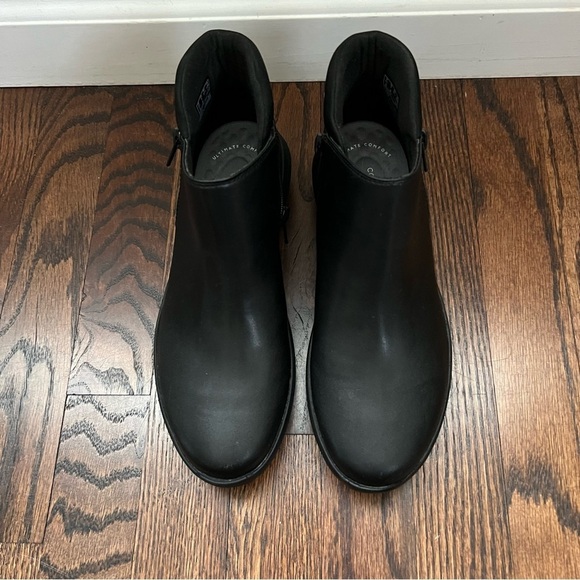 Clarks Collections By Clarks Kayleigh Mid Leather Ankle Boots Women Sz 7 comfort - Picture 5 of 16